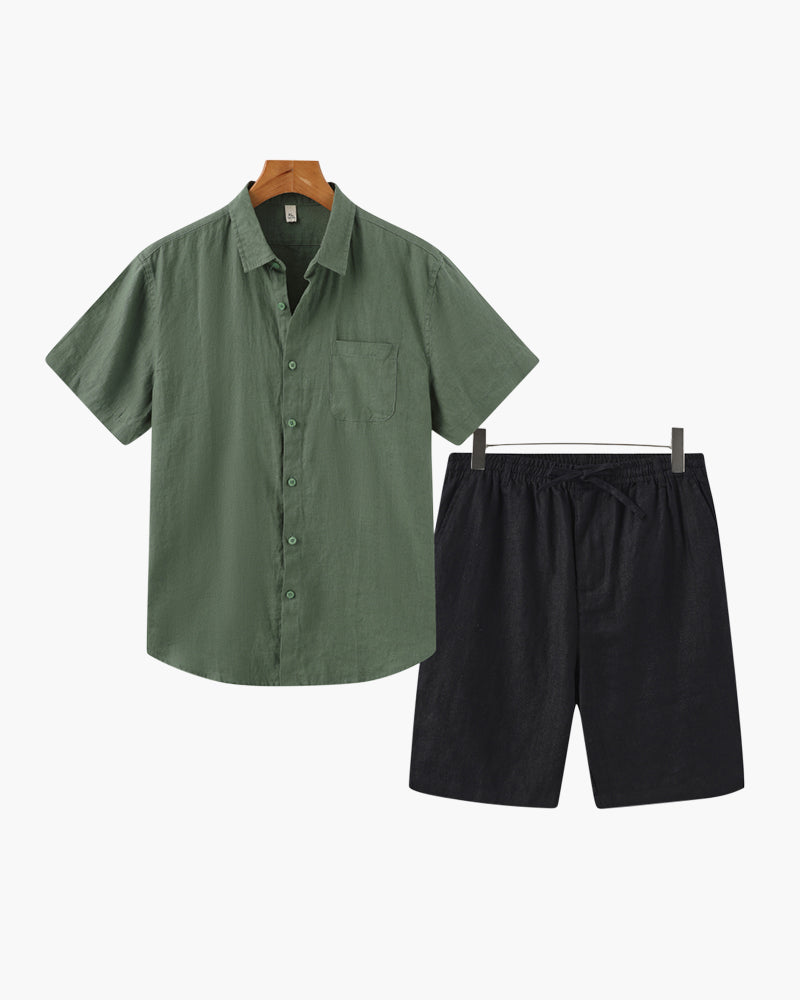 Lancaster Linen Combo (Shorts)